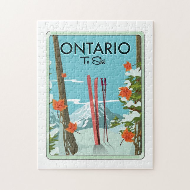 Ontario To Ski Jigsaw Puzzle (Vertical)