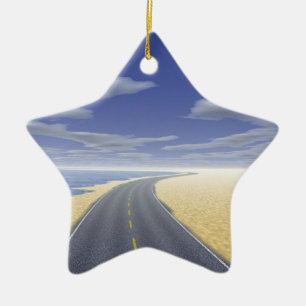 OnTheRoadAgain - Fine Day Ceramic Tree Decoration