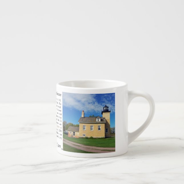 Ontonagon Lighthouse 2023 espresso or jumbo mug (Right)