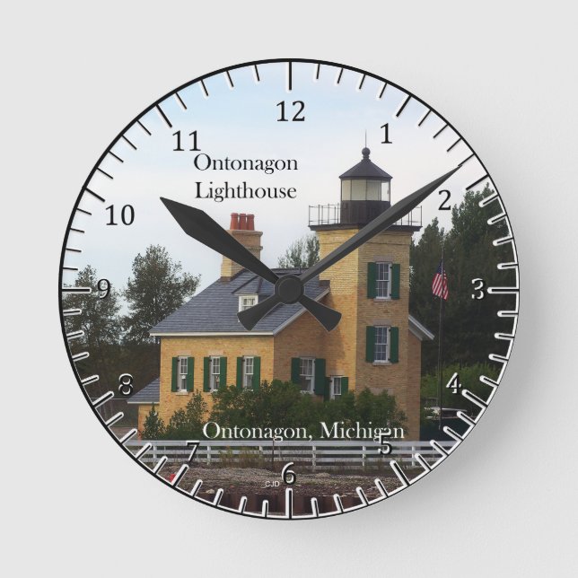 Ontonagon Lighthouse clock (Front)