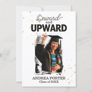 Onward and Upward Graduation Party Invitation