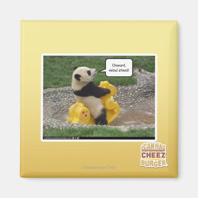 Onwurd, nobul steed! magnet (Front)