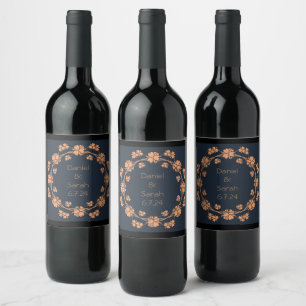 Onyx Black Velvet   Chalkboard Grunge Vintage Wine Label