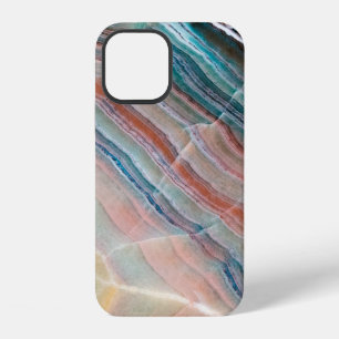 onyx marble texture background of natural stonesto iPhone 12 case