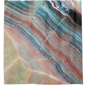 onyx marble texture background of natural stonesto shower curtain