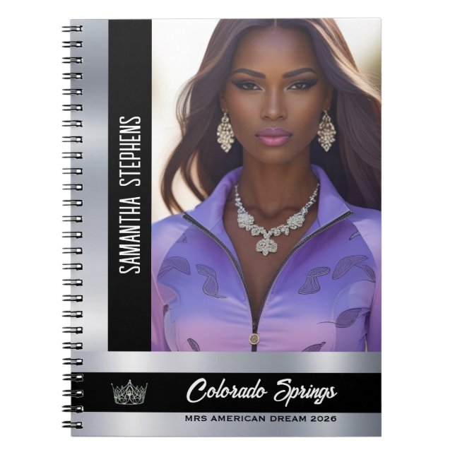 Onyx Shine | The Perfect Pageant Notebook (Front)