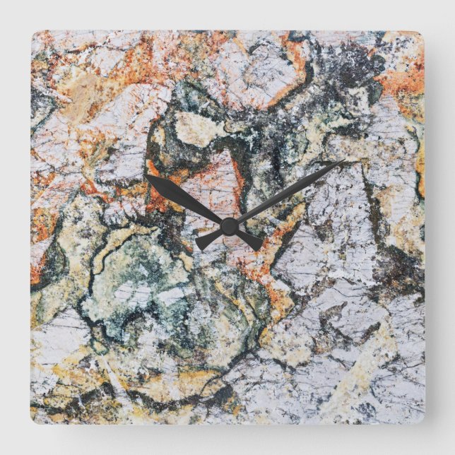 Onyx Stone Pattern Acrylic Wall Clock (Front)