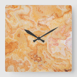 Onyx Stone Pattern Acrylic Wall Clock