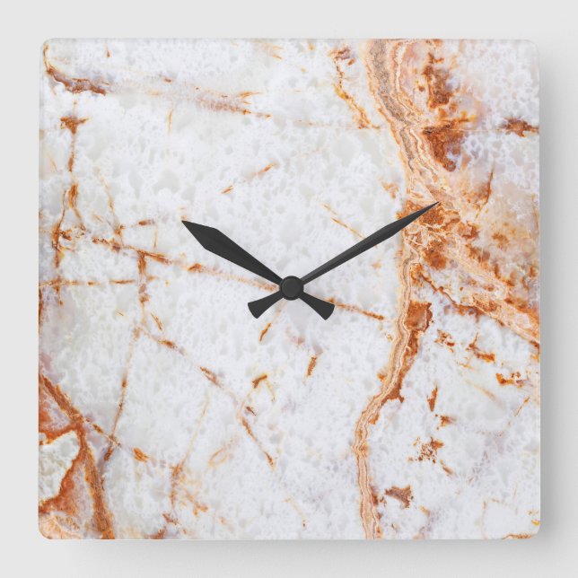 Onyx Stone Pattern Acrylic Wall Clock (Front)