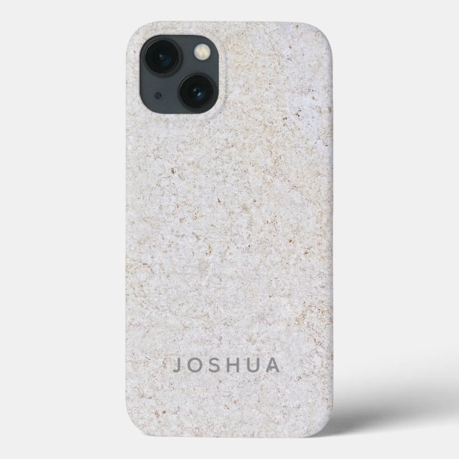 Onyx Stone Phone/iPad Case Custom Name (Back)