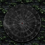 Onyx Velvet Damask | Black Grunge Goth Glam Floral Dartboard<br><div class="desc">90s Grunge, All Grown Up! Rich and sophisticated velvety baroque in a deep moody dusky hued jewel tone for a luxurious, dramatic, or edgy palette. This 90s inspired vintage grunge texture features a gorgeous unisex (yet feminine) abstract gradient that adds perfect pop of colour. For customisations or other colours, please...</div>