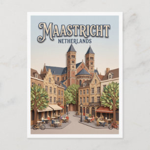 Onze Lieve Vrouweplein Maastricht Netherlands Postcard