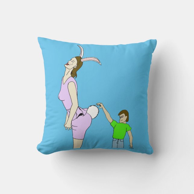 oo fuzzy  button cushion (Front)