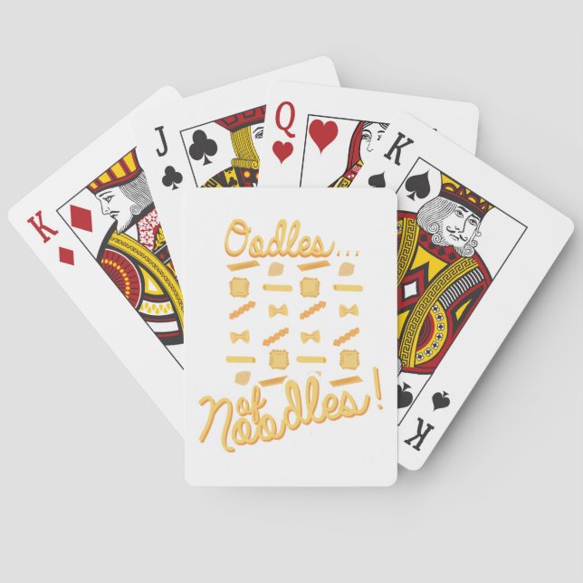 Oodles of Noodles Playing Cards (Back)