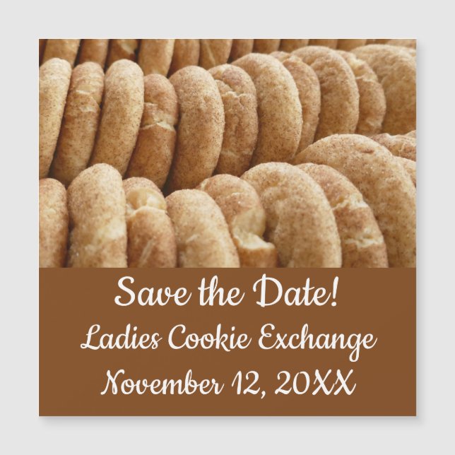 Oodles of Snickerdoodles Save the Date (Front)