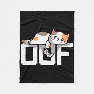 Oof Gamer Meme Noob Internet Culture Gamer Cat Men Fleece Blanket