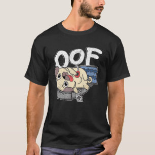 Oof Gamer Meme Noob Internet Culture Gamer Pug T-Shirt