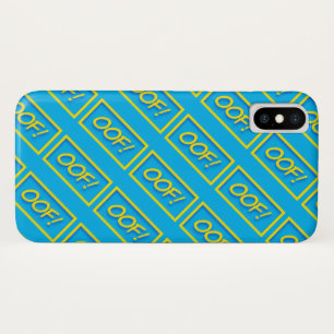 oof! Gamer saying quote iPhone X Case