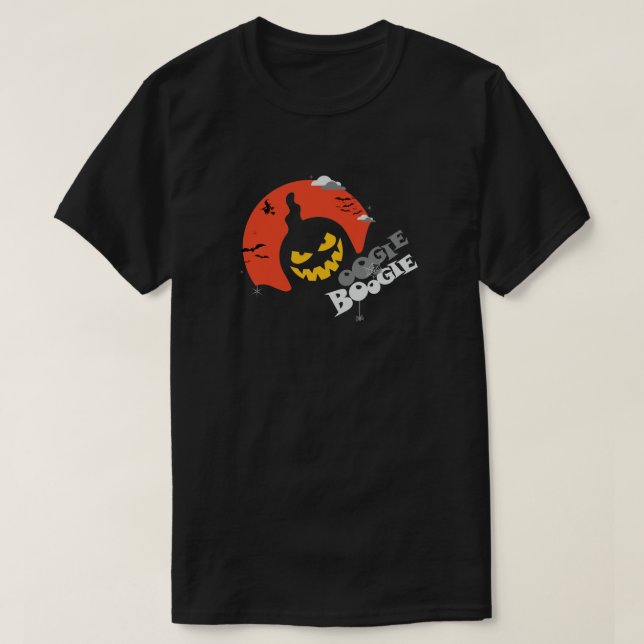 Oogie Boogie Scary Face Halloween T-Shirt (Design Front)