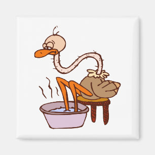 Oogie Ostrich Magnet
