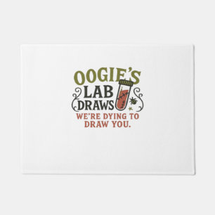 Oogie’s Lab Draws – Funny Halloween Phlebotomist & Doormat
