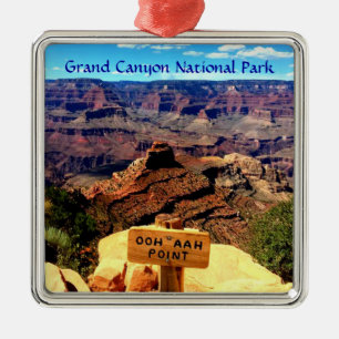 Ooh Aah Point Grand Canyon National Park Metal Ornament