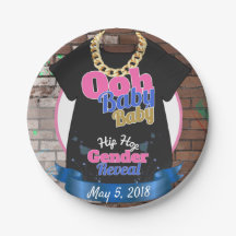 Ooh Baby Baby|Pink & Blue Hip Hop Gender Reveal