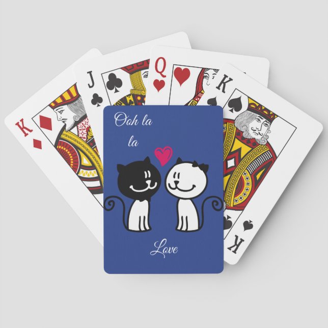 Ooh la la Love Playing Cards (Back)