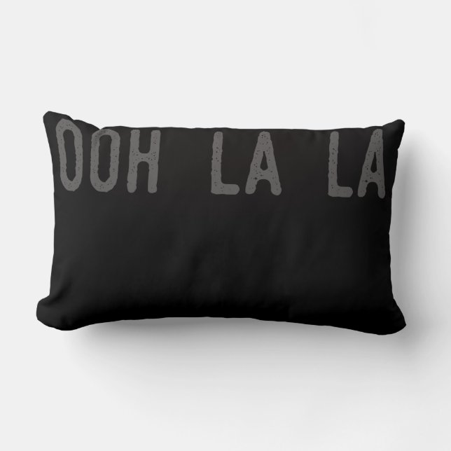 Ooh La La Lumbar Pillow (Front)