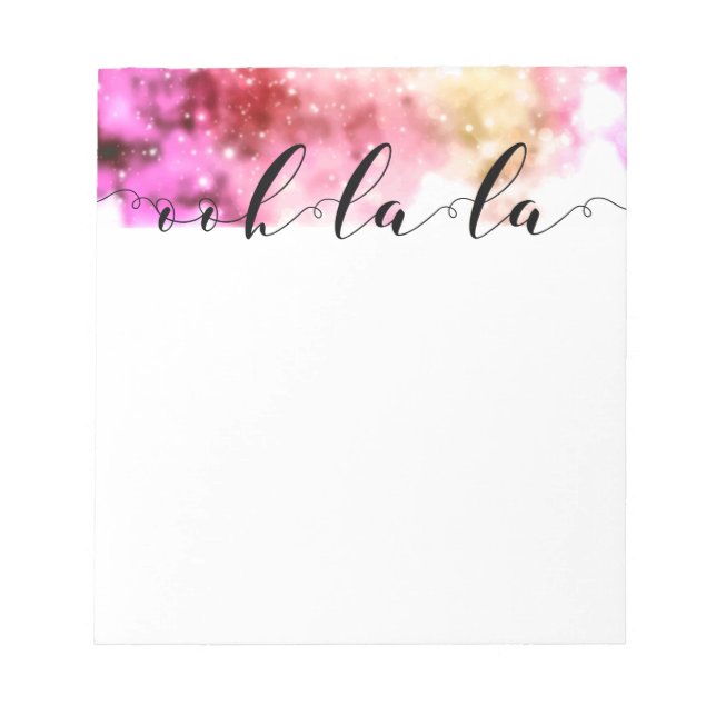 Ooh-La-La Notepad (Front)