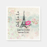Ooh La La Paris Eiffel Tower Vintage Wedding