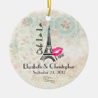 Ooh La La Paris Eiffel Tower Wedding