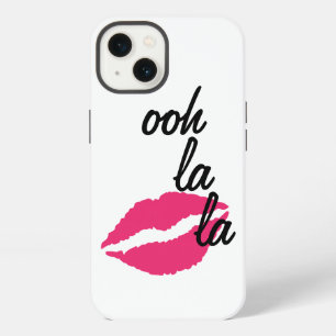 Ooh la la! with a Kiss iPhone Case