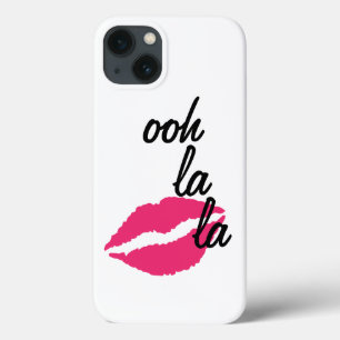 Ooh la la! with a Kiss iPhone Case