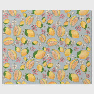 Ooh Lemon Wrapping Paper 2