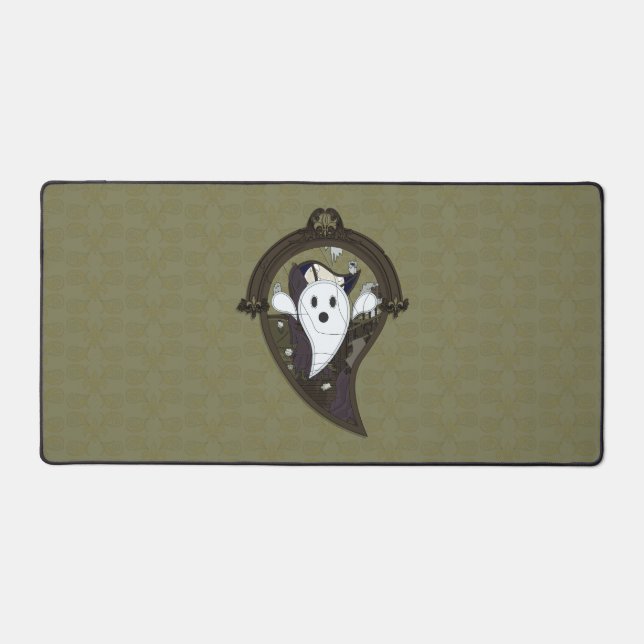 Ooh the Ghost Desk Mat (Front)