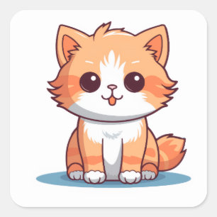 ool Cat Vinyl Sticker Aesthetic Decal for Laptop