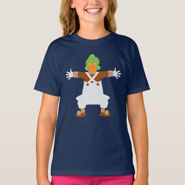 Oompa Loompa Arms Out T-Shirt (Front)