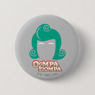 Oompa Loompa Hair Graphic 6 Cm Round Badge