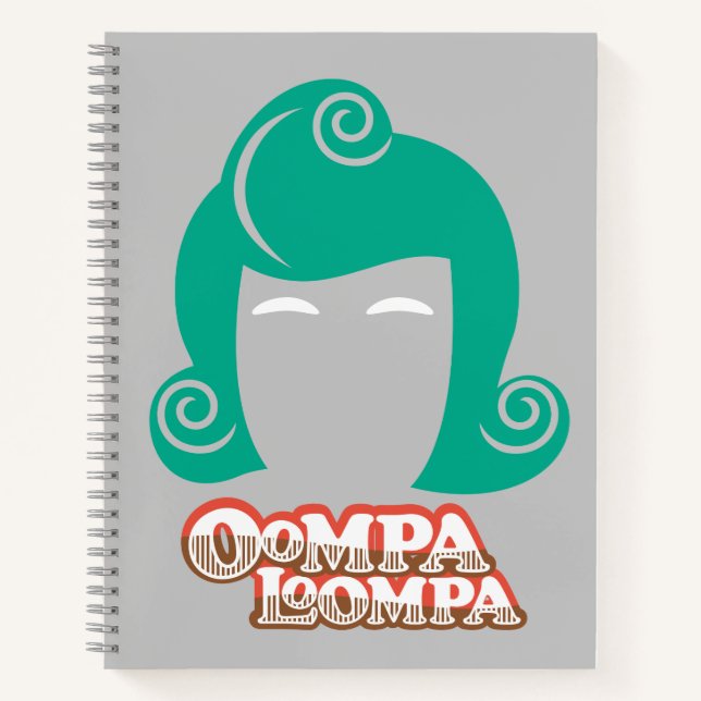 Oompa Loompa Hair Graphic Notebook (Front)