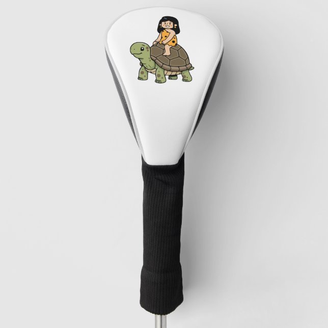 Oona and the Tortoise Golf Head Cover (Front)