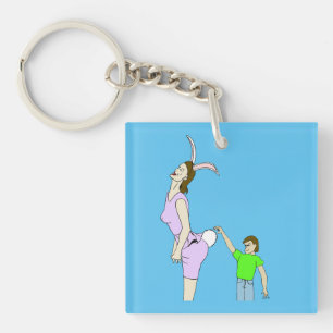 oooo fuzzy keychain