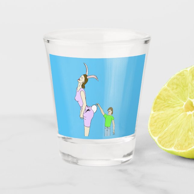 oooo fuzzy shot glass (Front)