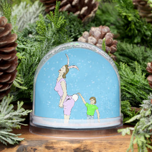 oooo fuzzy  snowglobe