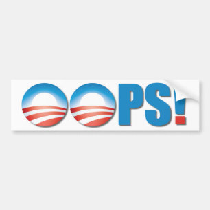 OOPS! BUMPER STICKER