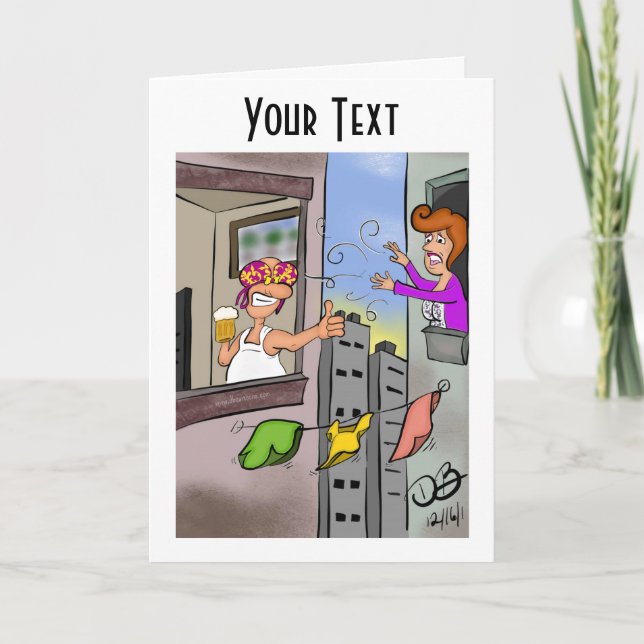 Oops Folded Note Card (Front)