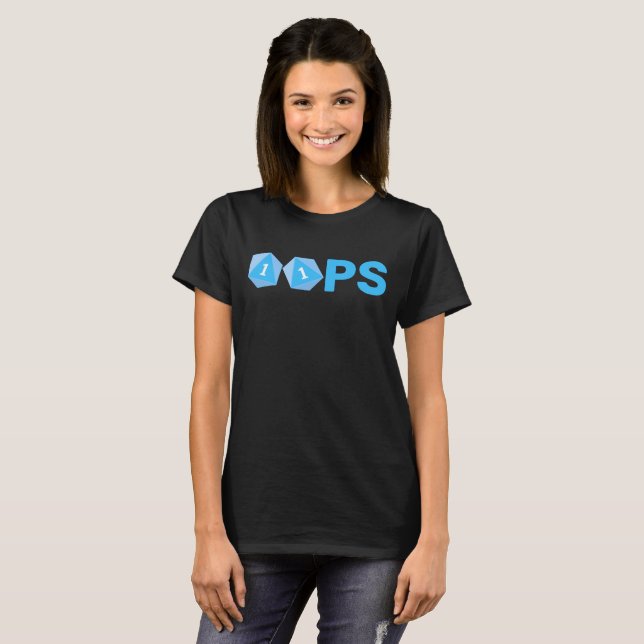 Oops Gaming Dice Women's T-Shirt (Front Full)
