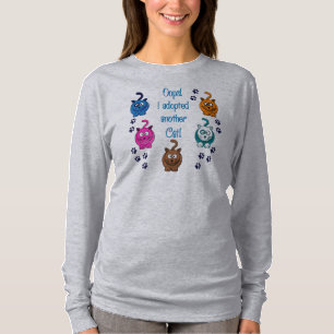 Oops!  I Adopted Another Cat!  Women's Hoodie T-Shirt