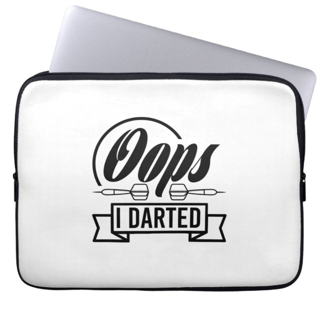 Oops I Darted Laptop Sleeve (Front)