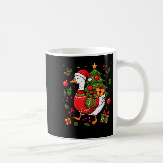 Oops I Got Another Tree Merry Goosemas Silly Goose Coffee Mug (Right)